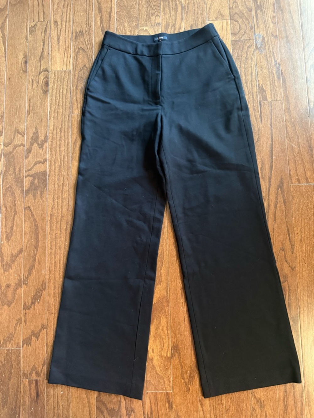 Quince Black Wide-Leg Dress Pants size 10 NWT